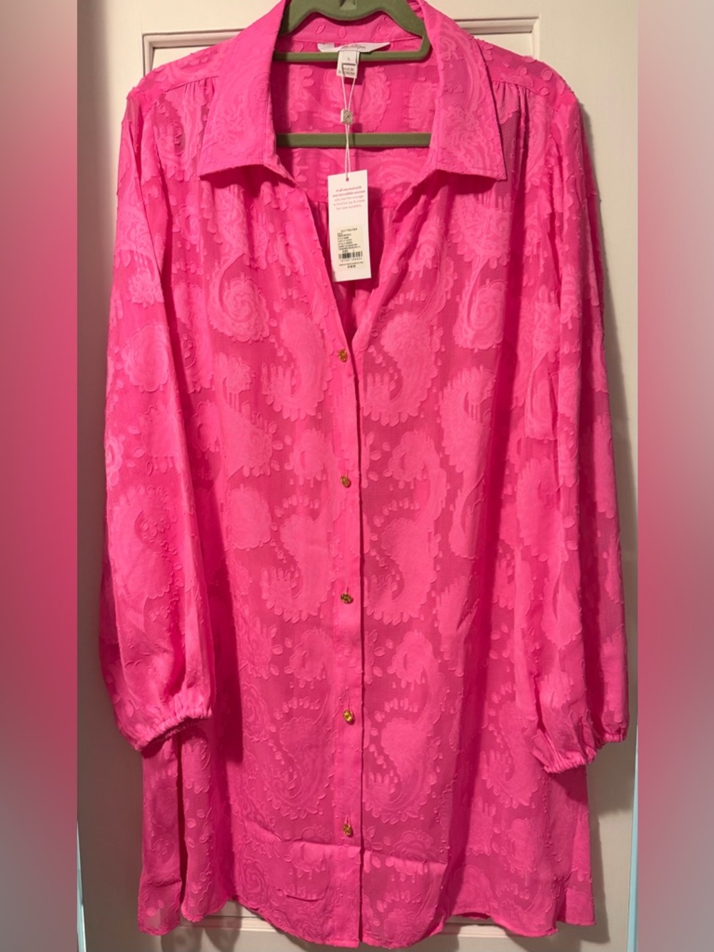 Lilly Pulitzer Sadira long sleeve cover up